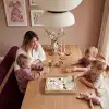 Licht - Roze - Terrazzo - Stenen Dienblad Rechthoek middel -sfeer4