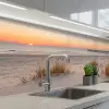 Pier - Zonsondergang - Strand keuken achterwand 2 middel -3d_schuin