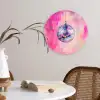 Discobal - Pink - Verf Wandcirkel plexiglas klein -sfeer4