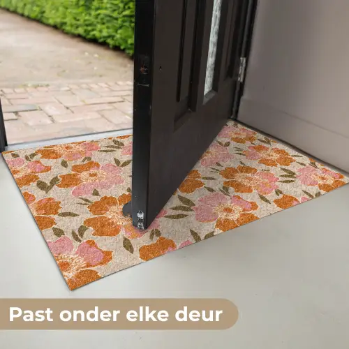 Bloemen - Motief - Retro Deurmat klein 898 -USP_NL