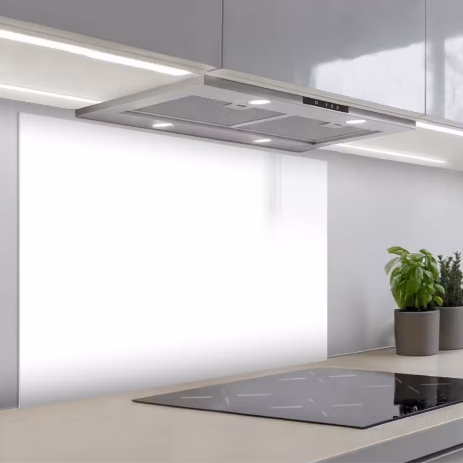 Spatscherm keuken - Wit - Kleuren - Neutraal