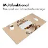 More espresso - Koffie - Eend Muismat XXL klein -ysfeer4_duits