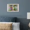 Hortensia - Doorkijk - Bloemen - Zomer - Paars - Pad poster papier klein -sfeer2