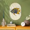 Vis - Sierlijk - Vinnen - Illustratie Wandcirkel Ovaal Forex klein -sfeer2