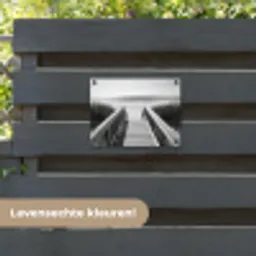 Loopbrug - Hout - Strand - Zee tuinposter los doek klein -sfeer3