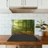 Zon - Bos - Bomen - Natuur - Herfst keuken achterwand spatscherm klein -sfeer2