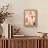 Kunst - Roze - Abstract Light Box met kabel (Tafellamp) klein -sfeer2