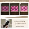 Roze - Onweer - Wolken Light Box met batterij (Wandlamp) middel 907 -USP_dimbaarNL