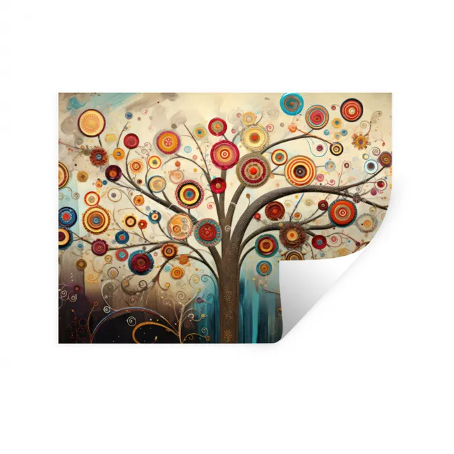 Muursticker - Boom - Tree of life - Kleur