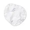 Klassiek - Marmer - Aders - Grijs Wandcirkel Organisch Forex 3mm klein 629 -3d