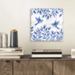 Modern - Vogels - Delfts - Blauw plexiglas 5mm klein -sfeer1