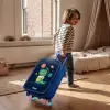 Ruimte - Dino - Planeten - Sterren Kinderkoffer - Blauw klein -sfeer1