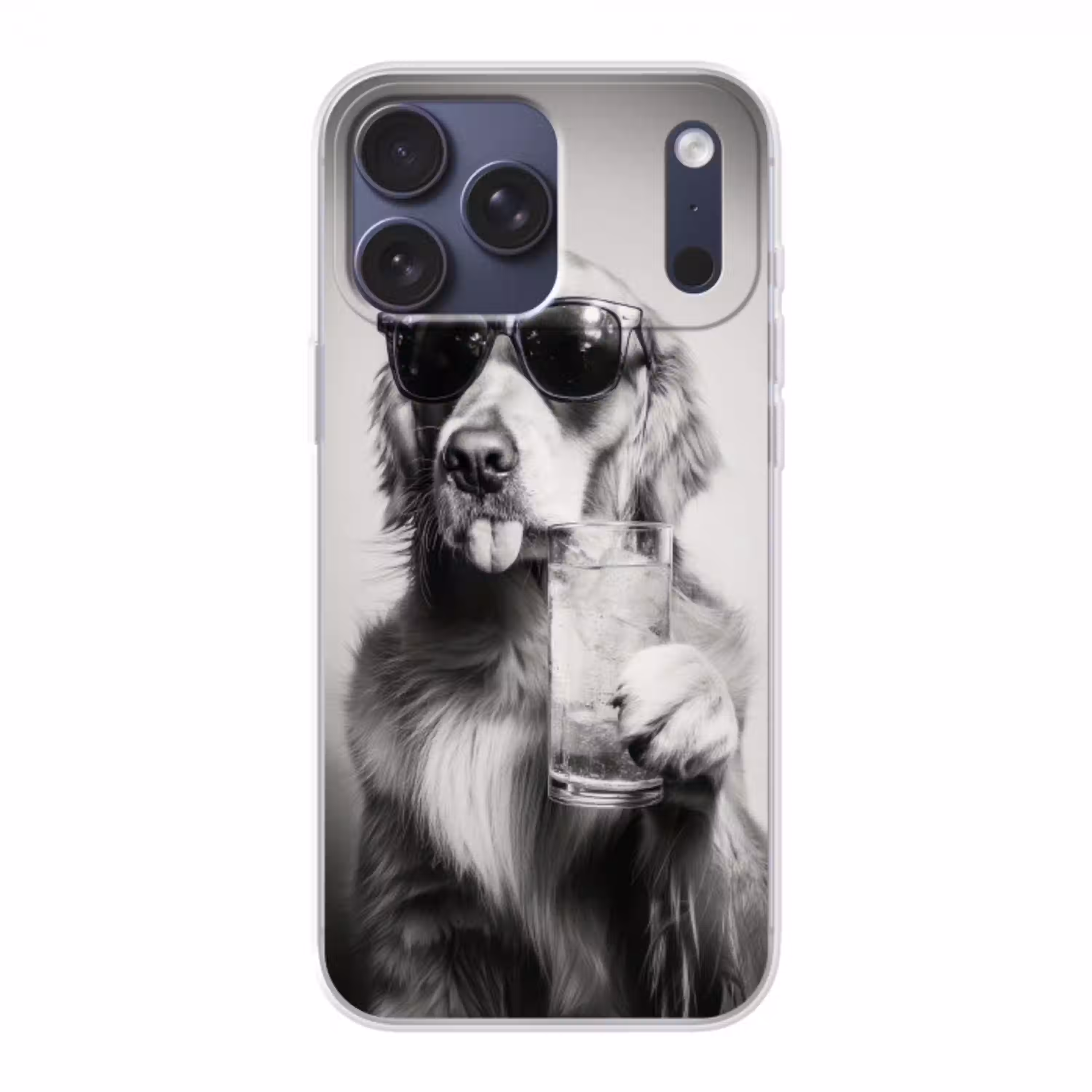 Golden retriever - Hond - Zonnebril - Gkas Telefoonhoesje iPhone 17 Pro Max klein -3d