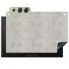 Grijs - Beton - Industrieel Inductie beschemer met haakjes klein 777 -3d