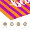 Modern - Hello - Oranje poster papier klein -closeup_NL
