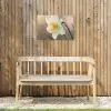 Narcis - Bloem - Minimalistisch Tuinposter op houten frame 2 cm dik klein -sfeer4