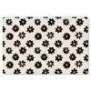 Grafisch - Madeliefjes - Zwart - Beige Placemat vinyl groot 368 -zzsfeer1_Kitchenyeah-website