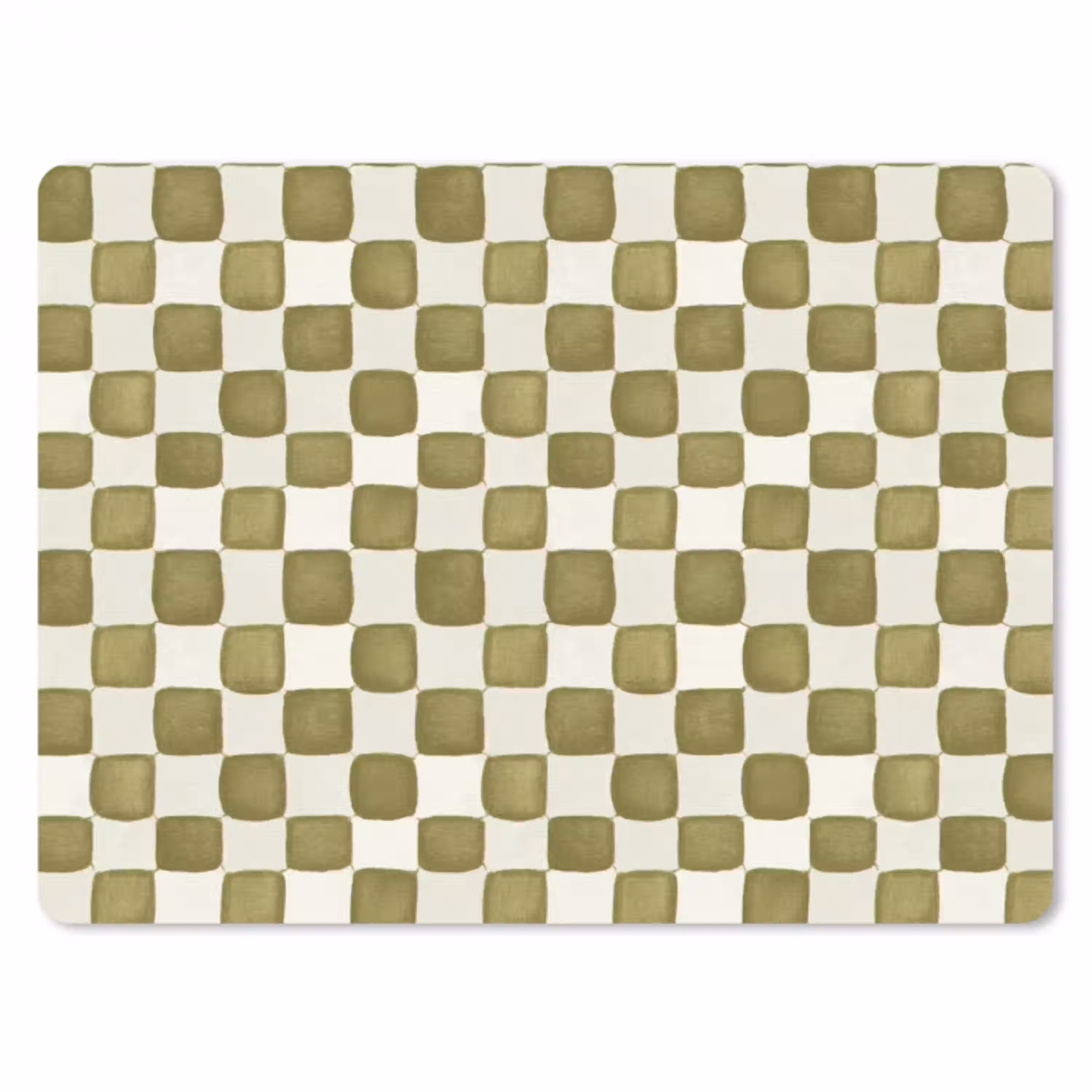 Schaak - Patroon - Groen muismat rubber klein 262 -3d