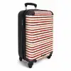 Strepen patroon rood NBS - Handbagage koffer - Kinderen Unisex middel -productfoto_3d