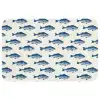 Vis - Patroon - Blauw Badmat klein 997 -3d