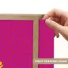 Smile - Stippen - Geel - Smiley - Roze Light Box met batterij (Wandlamp) middel -USP_websiteprintNL