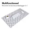 Oceaan - Koraal - Blauw - Wit Muismat XXL klein 681 -sfeer4