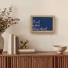 Fuck what they think - Blauw - Cursief Light Box met kabel (Tafellamp) klein -sfeer2