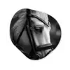 Paard - Schimmel - Portret Wandcirkel Organisch Aluminium middel -3d