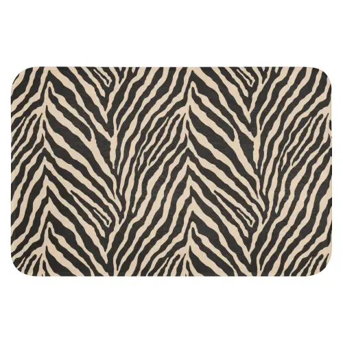Zebra - Klassiek - Zwart WCmat klein 1009 -3d