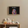 Leeuwen - Kleurrijk - Zwart - Dieren Light Box met batterij (Wandlamp kind) middel -sfeer2_kind