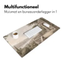 Terras - Stad - Uitzicht - Rivier Muismat XXL klein -sfeer4