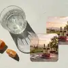 Wijn - Glazen - Druiven - Wijngaard onderzetter kurk middel -sfeer4