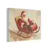 Kerst - Slee - Kerstman PET vilt klein -3d
