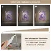 Eenhoorn - Paars - Sprookje - Fantasy dier Light Box met kabel (Kinderlampje) klein -USP_dimbaarFR