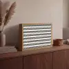 Harten - Lijn - Wit - Zwart Light Box met batterij (Wandlamp) middel 907 -sfeer2