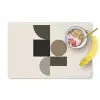 Aardetinten - Abstracte compositie - Eenvoudige vormen Placemat vinyl groot -zzzproduct_Kitchenyeah-website