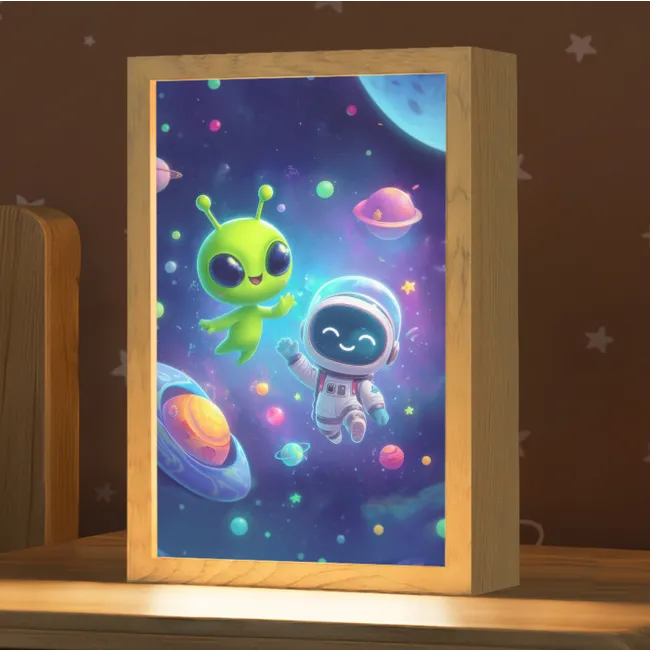 Kids’ Night Light - Alien - Astronaut - Space - Planets