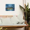 Skyline Toronto - Water - Stadslichten - Toren tuinposter los doek klein -sfeer7