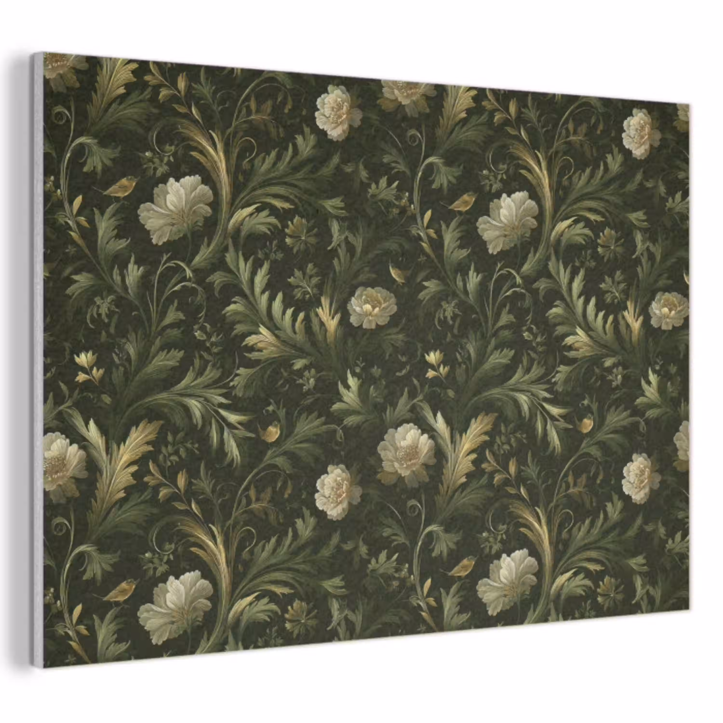 Botanisch - Naadloos - Bloemen PET vilt klein 837 -3d
