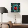 Bloemen - Lieveheersbeestje - Hartje - Rood aluminium wit klein -sfeer5