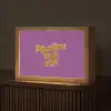 Manifest that shit - Paars - Glitter Light Box met kabel (Tafellamp) klein -z3d_website