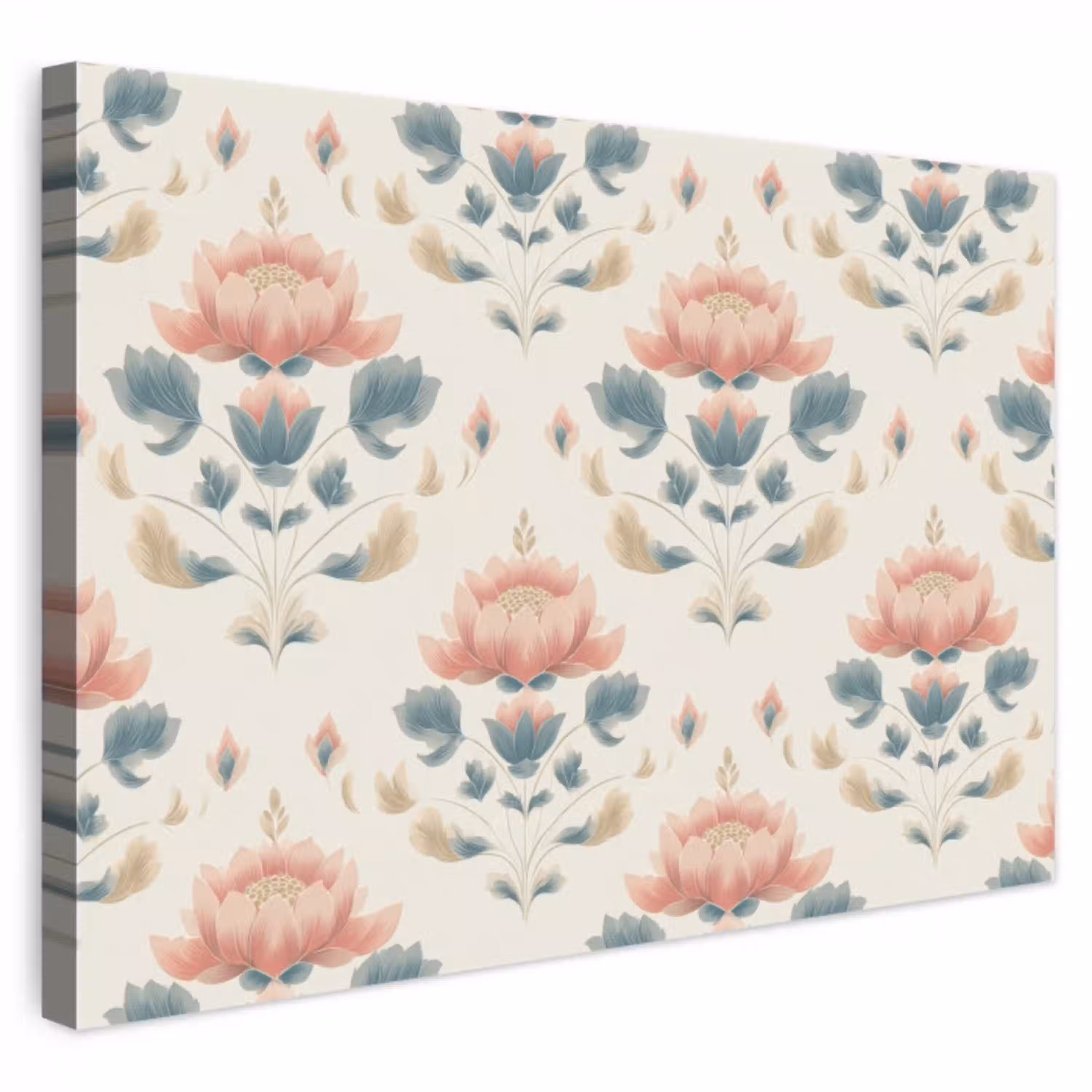 Lotus - Bloemen - Roze canvas 2cm klein 34 -3d