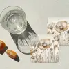 Bloemen - Beige - Natuur - Illustratie onderzetter kurk middel -sfeer4