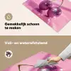 Glitter - Discobol - Roze - Kersen Inductie beschemer met haakjes klein -ky-schoon-nl