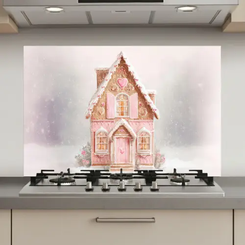 Huisje - Suiker - Pastel keuken achterwand spatscherm klein -3d_website