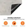 Grijs - Beton - Industrieel Inductie beschermer vinyl 3mm klein 276 -zzzzzzz-td-onderkant