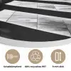 Gang - Bogen - Schaduw - Diepte Akoestische PET Vilt - Rond klein -closeup_DE