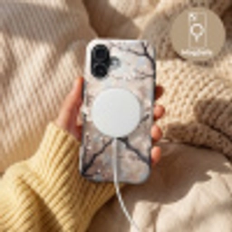 Bloesem - Takken - Schilderij - Beige - Serene Toughcase MagSafe Apple iPhone 17 klein -USP_MagsafeV