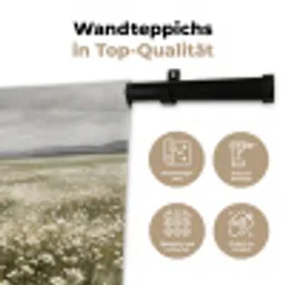 Illustratie - Landschap - Wit Wandkleed katoen klein -tsfeer2_DE