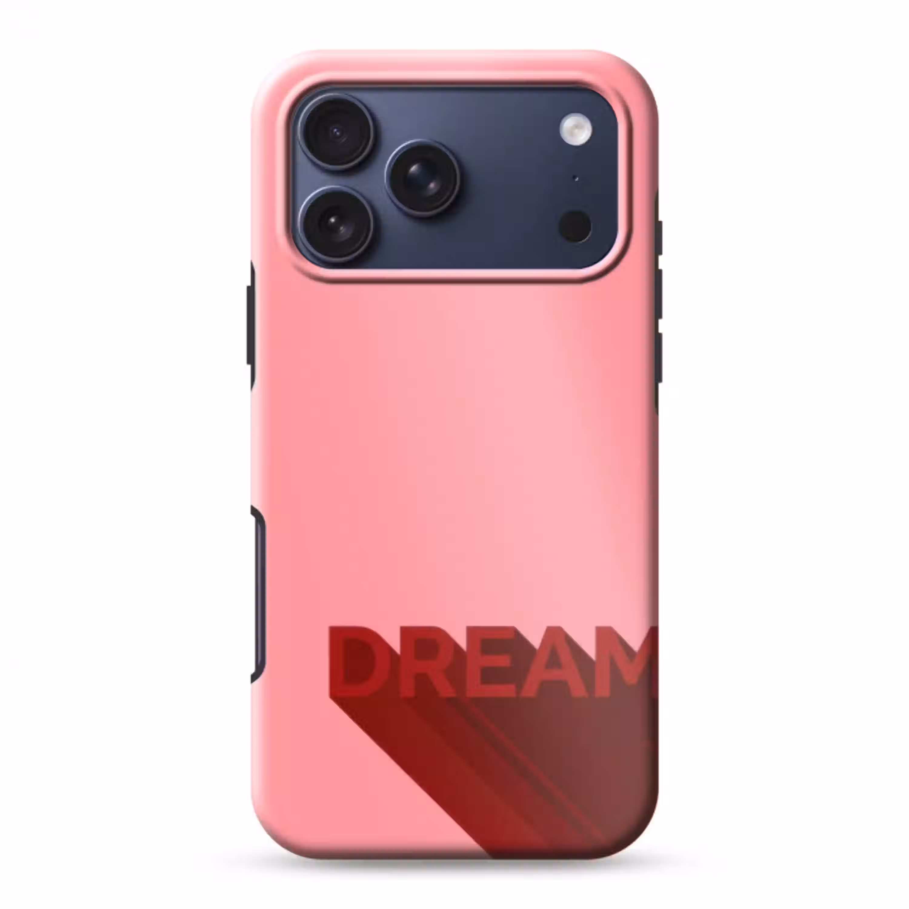 Dream - 3D - Rood - Roze Toughcase MagSafe Apple iPhone 17 Pro Max klein -3d